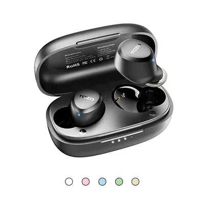 TOZO A1 Wireless Earbuds Bluetooth 5.3 Lightweight Mini Headphones Premium Sound • $19.98