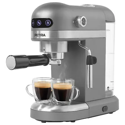 Petra Espresso Coffee Machine Latte Cappuccino Maker 15-Bar Pressure Pump 1465 W • £99.99