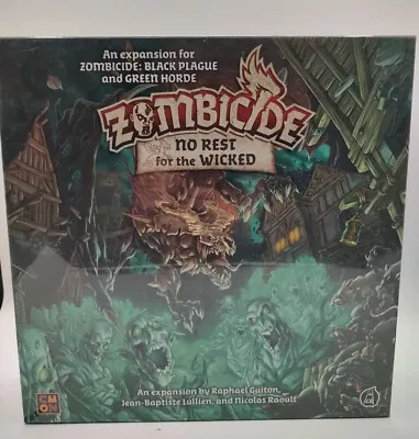 Zombicide Black Plague Green Horde - No Rest For The Wicked Board Game Expansion • $34.95