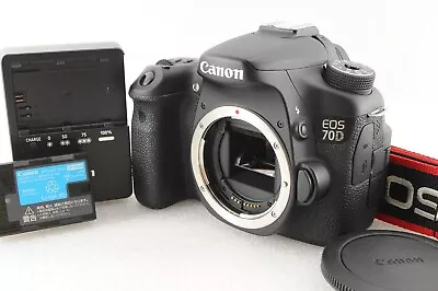 [Near Mint] Canon EOS 70D 20.2MP DSLR Digital Camera Body Shutter Count: 3369 • $359.99