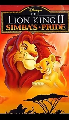 The Lion King 2 II: Simba's Pride VHS 📼 VIDEO CASSETTE TAPE- Disney Rare PAL • $8.50