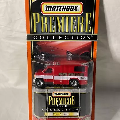 Matchbox Premiere Collection Fire Rescue Truck World Class Series 21 • $7.99