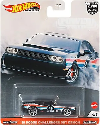 Hot Wheels Power Trip '18 Dodge Challenger Srt Demon 4/5 Gjr04 • £9.98