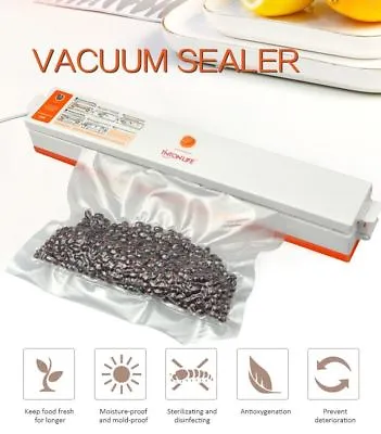 $26.99 • Buy Household Food Vacuum Sealer Packaging Machine Film Sealer Vacuum Packer