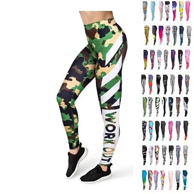 Leggings Sports Yoga Running With Elastic Material • £9.99