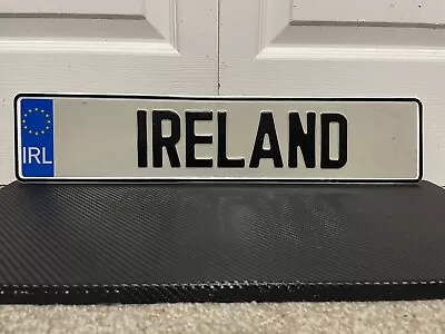 European Union Ireland License Plate With Tag Frame • $29.99