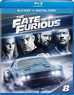 Fast & Furious 8 The Fate Of The Furious Blu-ray Dwayne Johnson NEW • $7.99
