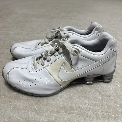 Nike Shox Classic II Men's Sz 12 Running Shoes White Metallic 343900-111 2008 • $39.99