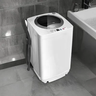 Portable Mini Full Automatic Washer Machine & Dryer Combo W Built-in Pump Drain  • $399.99