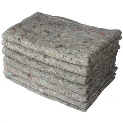 5Pieces PREMIUM TRANSIT WOOLEN FABRIC REMOVAL BLANKETS FURNITURE MOVING200x150cm • £27.99