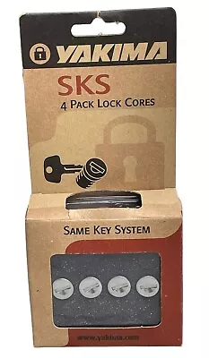 Yakima SKS Lock Cores 4 Pack Locks 2 Locking Keys 1 Control Key - New-In-Box • $49