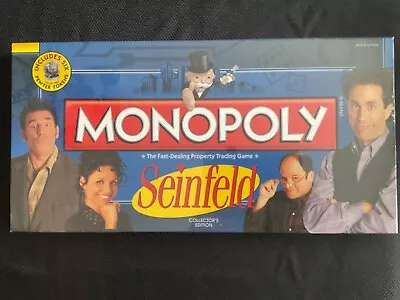 Seinfeld Monopoly Collectors Edition Board Game 2009 Hasbro New Factory Sealed • $54.99