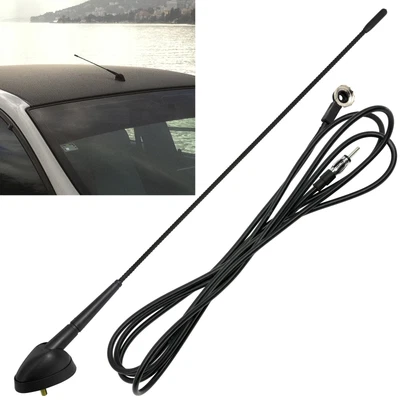 $12.39 • Buy Car Roof Antenna FM AM Radio Aerials Base Mast & Cable For Fiat Citroen Peugeot 