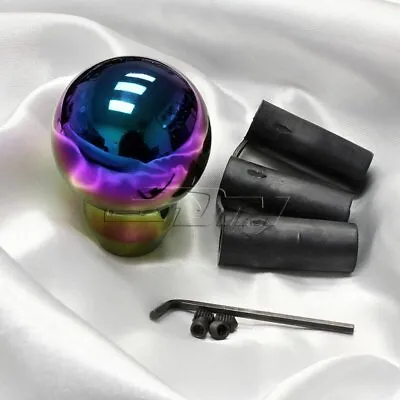 JDM Neo Chrome Ball Aluminum Manual MT Gear Stick Shift Shifter Knob Universal • $11.99