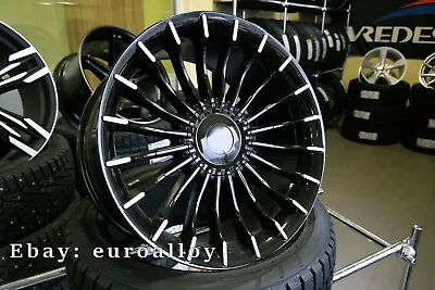 New 4x 20 Inch ALPINA Style BLACK Concave Wheels For BMW E60 E39 E65 Rims • $1562.37