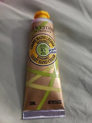 L'Occitane BERGAMOT Light Hand Cream 5% Shea Whipped Limited Edition 30ml NeW • $10.95