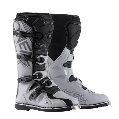 O'Neal Element Motorcycle Boots Off-Road MX Motocross Grey Size 11 US • $143.99