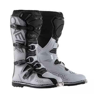 O'Neal Element Motorcycle Boots Off-Road MX Motocross Grey Size 12 US • $143.99