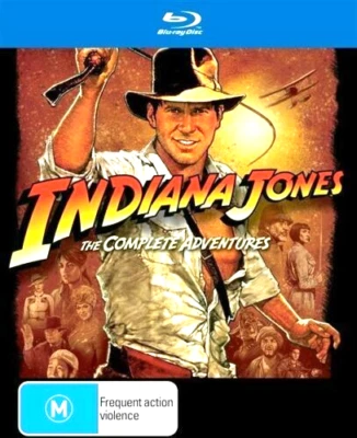 $29.95 • Buy INDIANA JONES: THE COMPLETE ADVENTURES - Harrison Ford - 5 BLURAYS