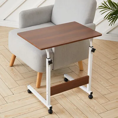 Height Adjustable Mobile Notebook Computer Desk Laptop Table Sofa Bed Tray Stand • £18.95