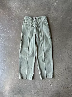 Original WW2 USMC P-41 HBT Trousers Pants Marine Corps Herringbone Twill 28x29 • $450