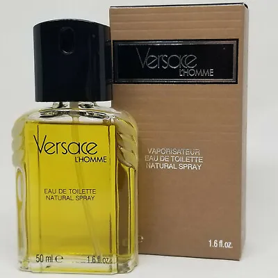 Versace L'Homme By Gianni Versace 50ml 1.6oz Eau De Toilette Men VINTAGE!!! • $85