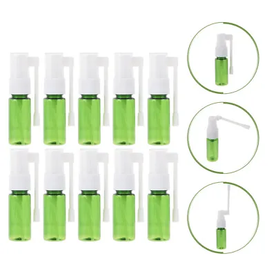 Nasal Spray Bottles Pump Sprayer: Nasal Cleaning Bottle 10pcs 15ml Mist Nose Spr • $11.30