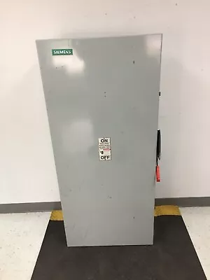 Siemens Hf365 400 Amp 600 Volt 3 Phase Fused Indoor Disconnect..d-1454 • $1000