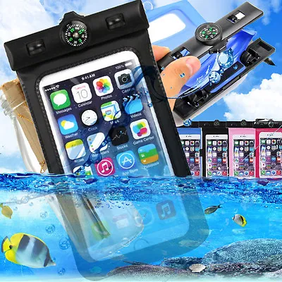$9.71 • Buy Waterproof Underwater Float Pouch Bag Case For Cell Phone IPhone 7 6S Samsung AU