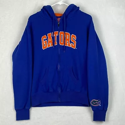 Campus Heritage Florida Gators Zip Up Sweater Adult Large Blue Orange Hoodie • $18.88