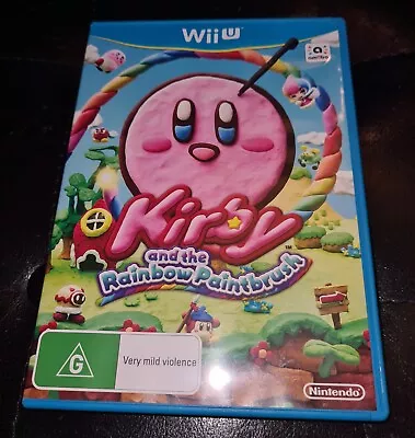 Kirby And The Rainbow Paintbrush Nintendo Wii U Aus PAL • $59.95