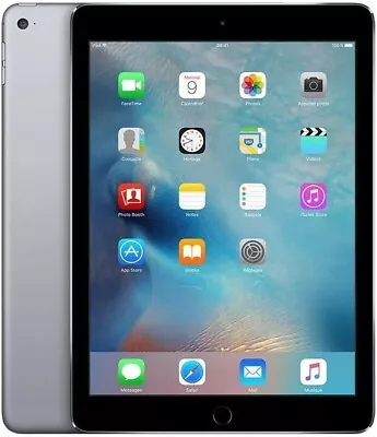 Apple IPad Air 2nd Gen A1566 64GB Wi-Fi ONLY Space Gray *See Description* • $32