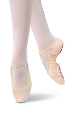 Dance  Shoes DanzNmotion 497 2.5 Ballet Split Sole Contemporary Canvas Cotton Ly • $10