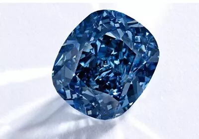 Blue Color 6ct Diamond Loose Stone Cushion VVS1 With + Free GiftOpens In A New • $240