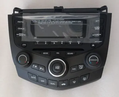 Accord Sedan 2003+ 7BK0 CD6 Stereo Faceplate. It's A FACE NOT A Complete Radio! • $40