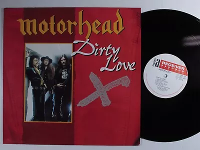 MOTORHEAD Dirty Love RECEIVER LP VG++/VG+ Uk M • $8
