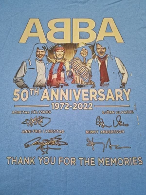 £99.99 • Buy Abba 50th Anniversary T-shirt