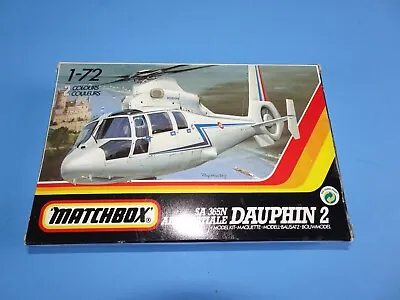 $15.99 • Buy 1/72 Matchbox SA 365N Aerospatiale Dauphin 2 Plastic Helicopter Model Kit 40038