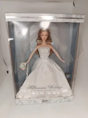 Millennium Wedding 1999  Blonde Barbie Doll  1st In Series New • $39