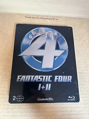 Fantastic Four (4) I & II Rise Of The Silver Surfer Blu Ray Steelbook Marvel • £39.99