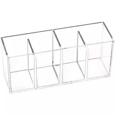 Clear Makeup Brush Holder Organizer Cosmetic Brushes Container Storage 4  • $18.21