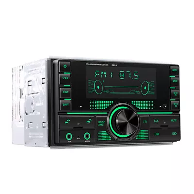 Stereo Car Audio Bluetooth Head Unit FM/USB/MP3/TF/AUX-IN/Color Backlight Player • $53.90