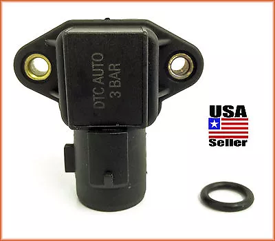 Brand New 3 Bar Map Turbo Pressure Sensor For Honda CIVIC CRX SIR B16A D16A D15B • $34.99