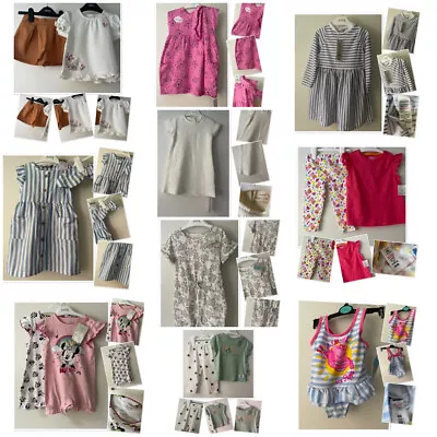 New Tags Baby Girls Multi Listing Summer Dresses Outfits Swim 12-18 Next George • £5.99