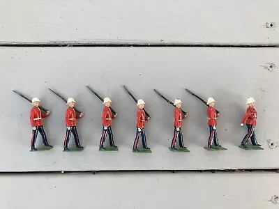 Vintage BRITAINS Ltd. Royal Marines  (7) Marching Made In England About 1964 • $27