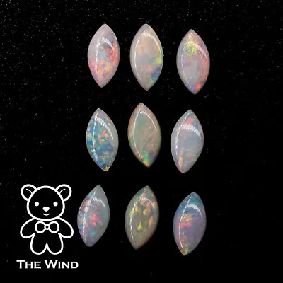 Marquise Cut Colorful Australian Solid Opals 6x3mm Loose Gemstone Sold By Pieces • $7.99