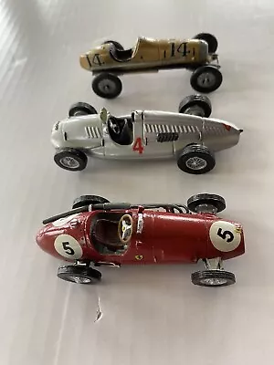 Franklin Mint-3 Great Racing Cars-Ferrari Tipo 500 Miller Special Auto Union D • $85