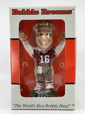 $24.99 • Buy Joe Montana San Francisco 49ers Touchdown Bobble Dreams Bobblehead NIB