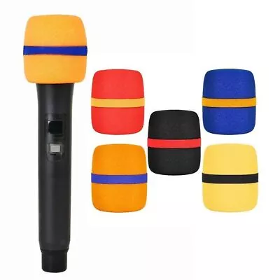 Sponge Thickened Microphone Cover Mic Dust Proof Covers Microphone Windscreen • $7.52