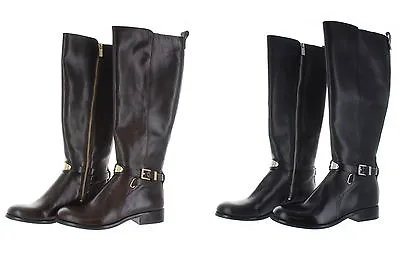 Michael Kors Arley Tall Riding Leather Boots - Wide Calf - Size 5 5.5 6.5 • $55.49